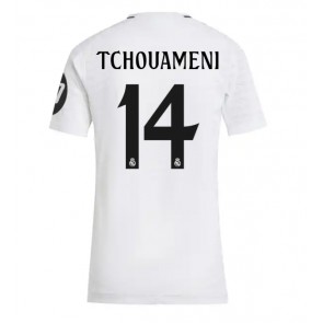 Billiga Real Madrid Aurelien Tchouameni #14 Hemmatröja Dam 2024-25 Kortärmad